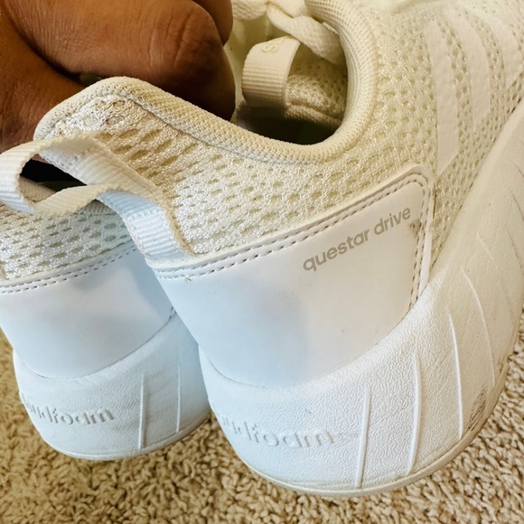 White Adidas Questar Drive Clodfoam Ortholite Float Size 7 - Picture 5 of 11